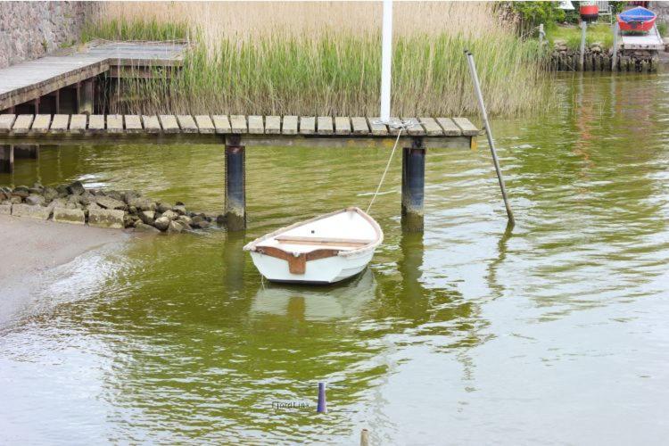Hausboot Fjord Ankerplatz Mit Biosauna In Schleswig Exterior foto