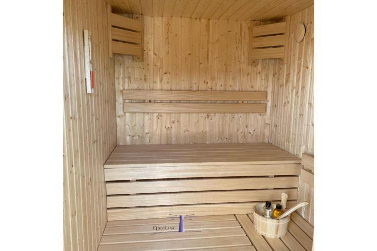 Hausboot Fjord Ankerplatz Mit Biosauna In Schleswig Exterior foto